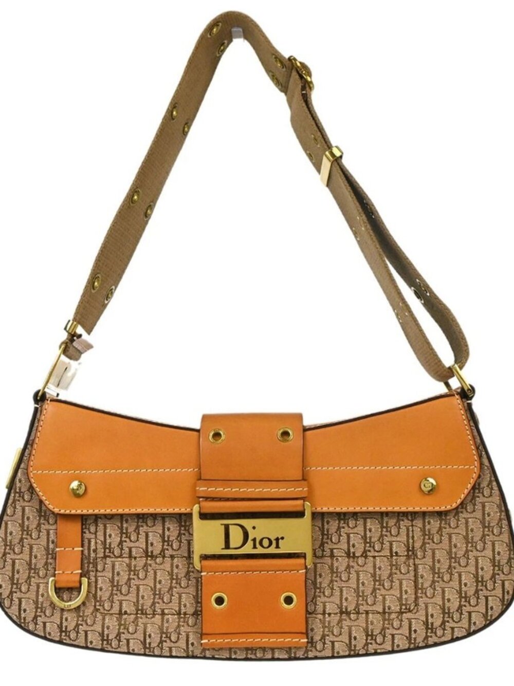 Christian Dior Brown Trotter Street Chic Columbus Shoulder Bag MA-0062 188913
